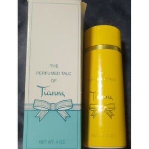 From 1950 and in Box "Nettie Rosenstein" - The Perfumed Talc of Tianne - 4 Oz